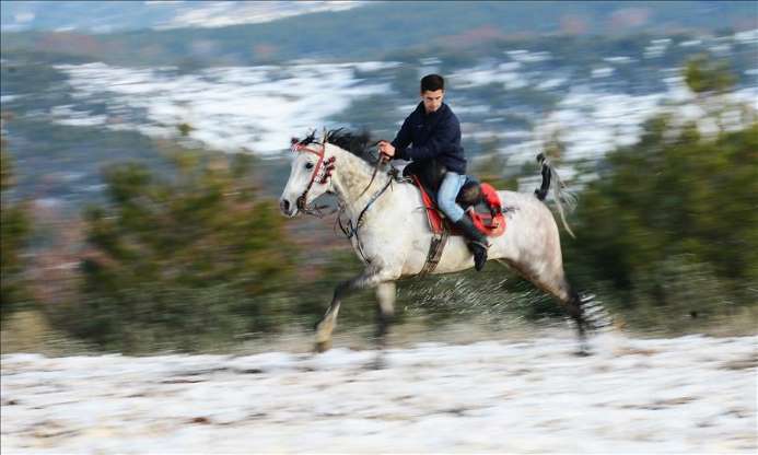 Kar Ciriti Uşaklıların kış eğlencesi oldu - 12