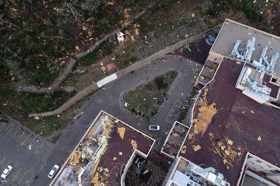 Hortum, hastaların tahliye edilmesine neden oldu - 7