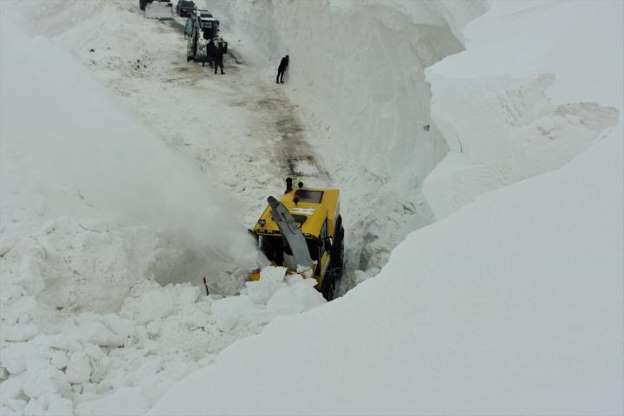Doğu'da kar kalınlığı 10 metreyi buldu - 7