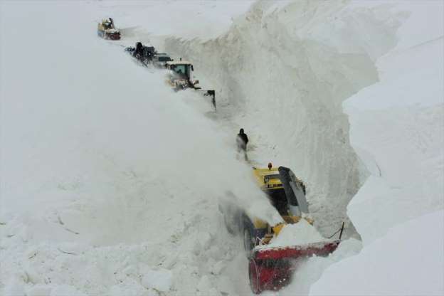 Doğu'da kar kalınlığı 10 metreyi buldu - 16