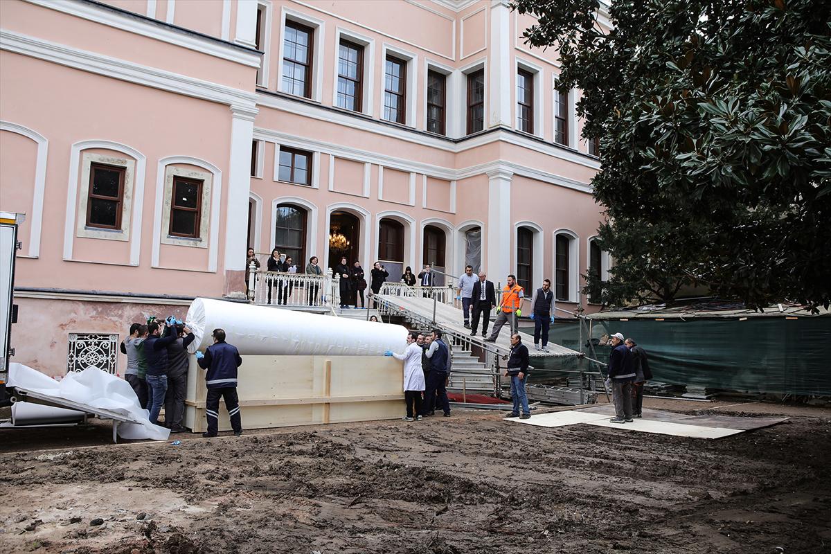 Türkiye'nin en büyük tablosu yeni yerine taşındı - 3
