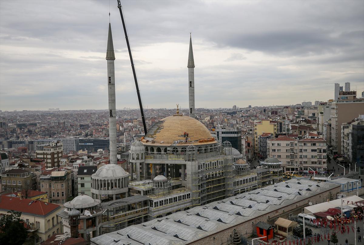 Taksim Cami minareleri tamamlandı - 3
