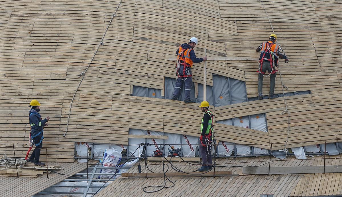 Taksim Cami minareleri tamamlandı - 4