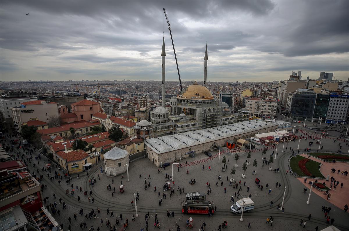 Taksim Cami minareleri tamamlandı - 5
