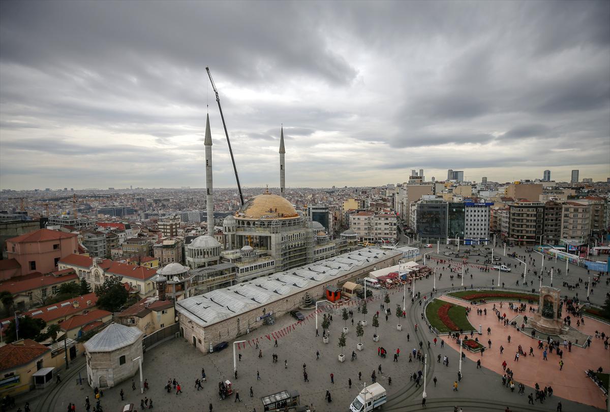 Taksim Cami minareleri tamamlandı - 6
