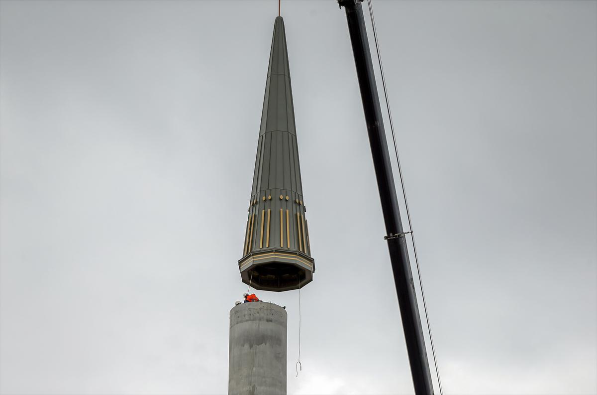 Taksim Cami minareleri tamamlandı - 9