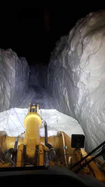 Hakkari'de kar yüksekliği 5 metreyi buldu - 3