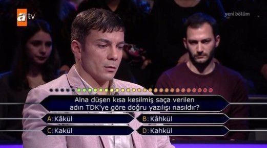 Kim Milyoner Olmak ister tarihinde sorulmuş en garip ve zor sorular - 45