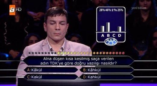 Kim Milyoner Olmak ister tarihinde sorulmuş en garip ve zor sorular - 46