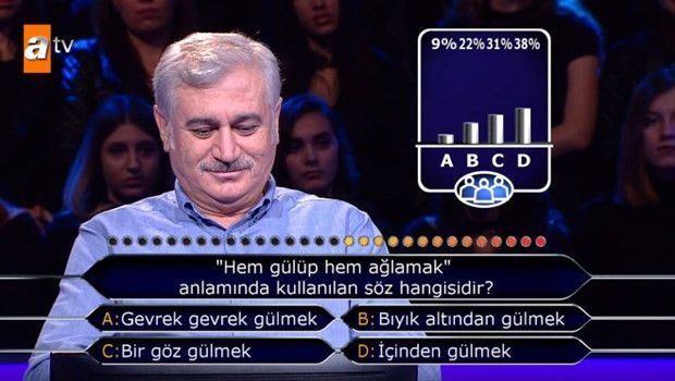 Kim Milyoner Olmak ister tarihinde sorulmuş en garip ve zor sorular - 62