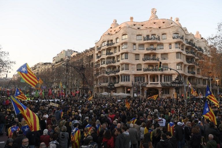 Katalonya'da liderler için büyük gösteri - 12