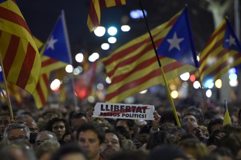 Katalonya'da liderler için büyük gösteri - 14