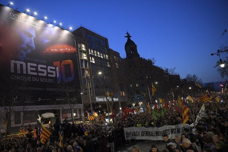 Katalonya'da liderler için büyük gösteri - 29