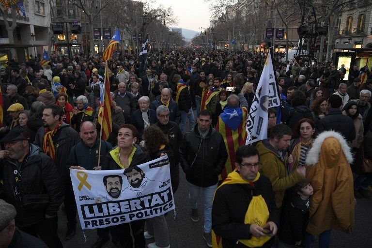 Katalonya'da liderler için büyük gösteri - 31