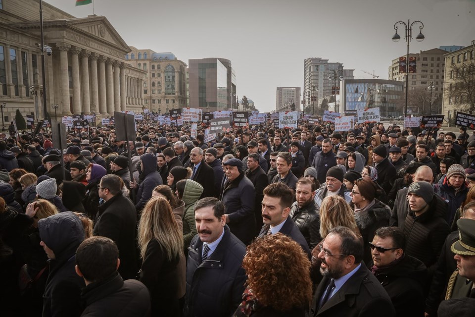 Hocalı katliamının kurbanları Ana Feryadı Anıtında anıldı - 1