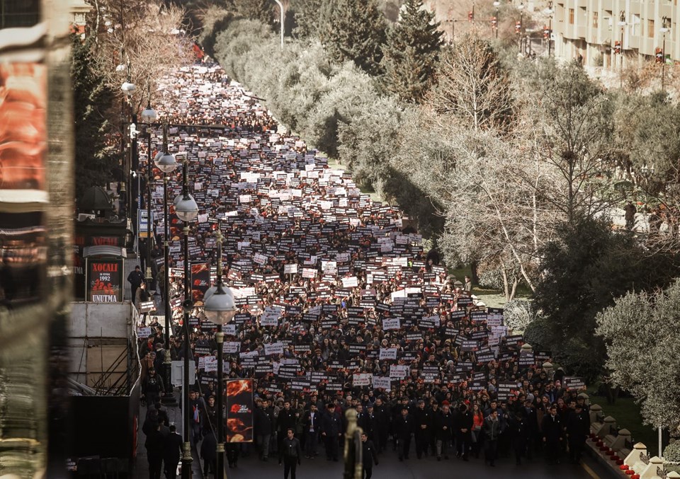 Hocalı katliamının kurbanları Ana Feryadı Anıtında anıldı - 4