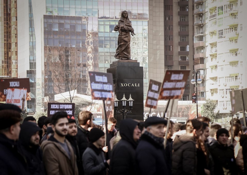 Hocalı katliamının kurbanları Ana Feryadı Anıtında anıldı - 6