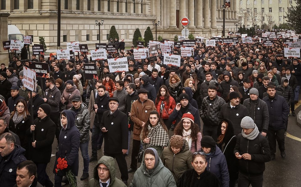 Hocalı katliamının kurbanları Ana Feryadı Anıtında anıldı - 10