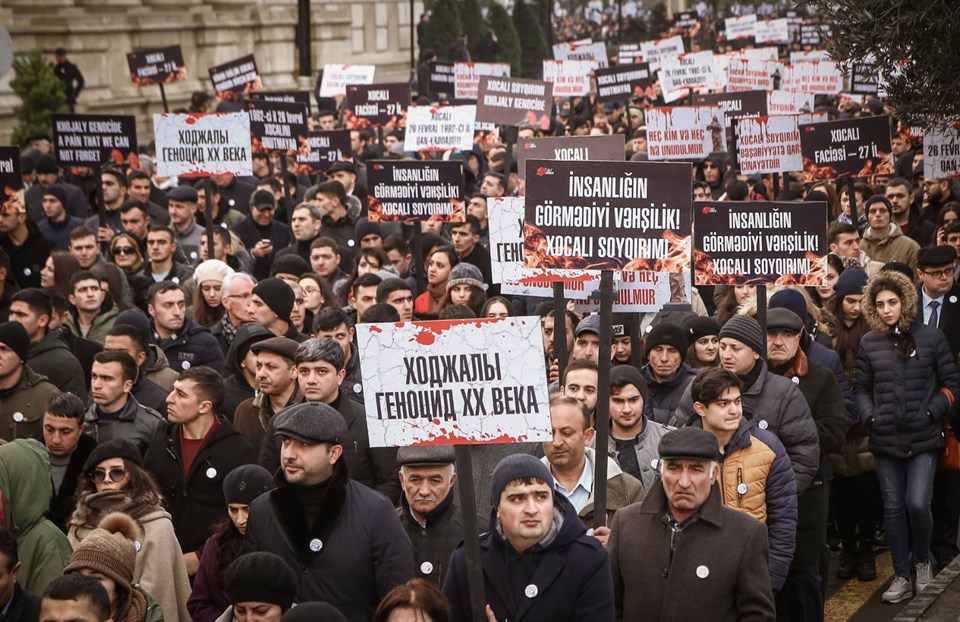 Hocalı katliamının kurbanları Ana Feryadı Anıtında anıldı - 8