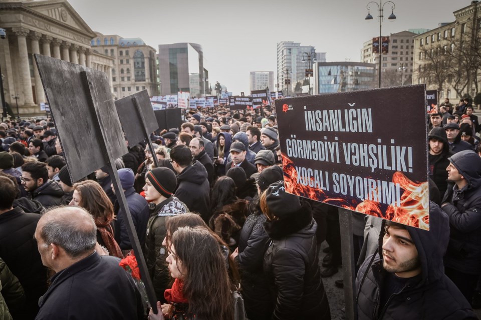 Hocalı katliamının kurbanları Ana Feryadı Anıtında anıldı - 11
