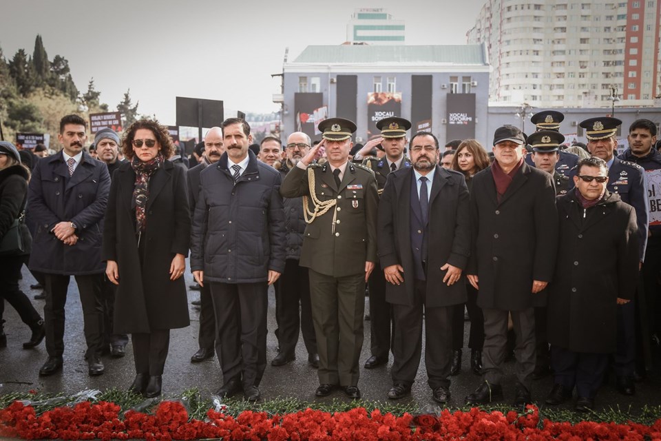 Hocalı katliamının kurbanları Ana Feryadı Anıtında anıldı - 14
