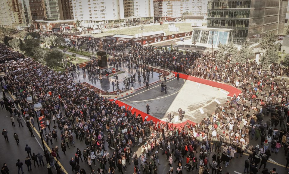Hocalı katliamının kurbanları Ana Feryadı Anıtında anıldı - 18