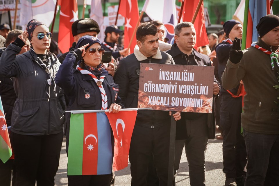 Hocalı katliamının kurbanları Ana Feryadı Anıtında anıldı - 21