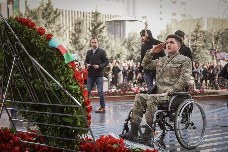 Hocalı katliamının kurbanları Ana Feryadı Anıtında anıldı - 22