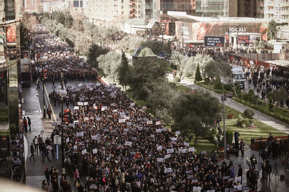 Hocalı katliamının kurbanları Ana Feryadı Anıtında anıldı - 23