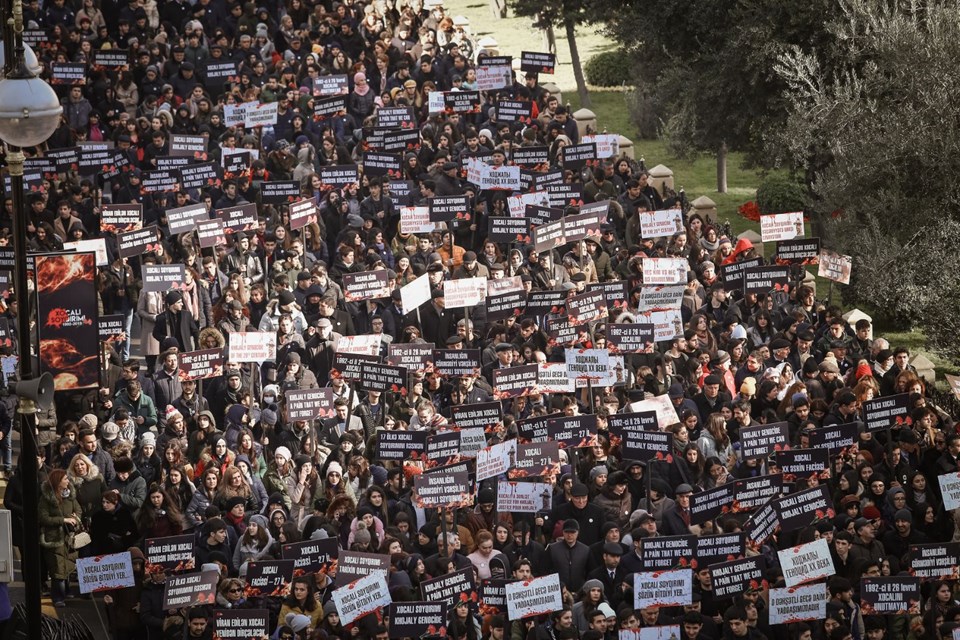 Hocalı katliamının kurbanları Ana Feryadı Anıtında anıldı - 24