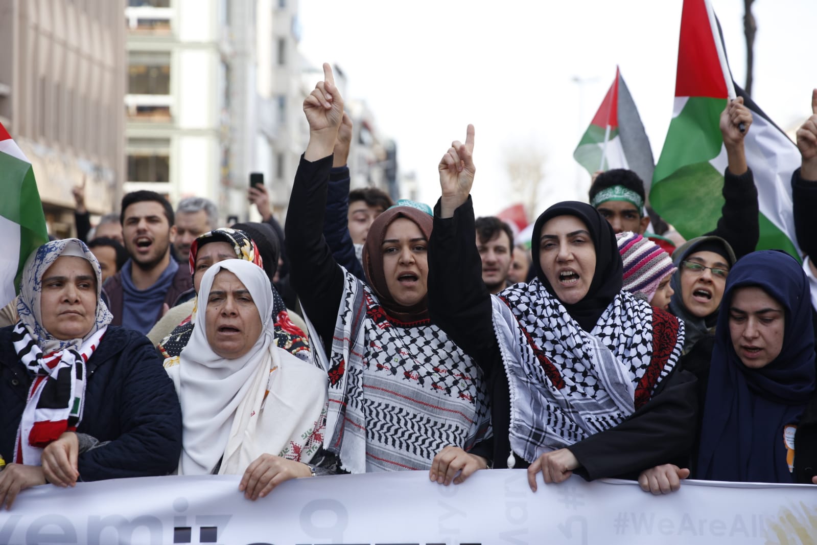 Filistinli kadınlar için 'Hepimiz Meryemiz' yürüşü - 89