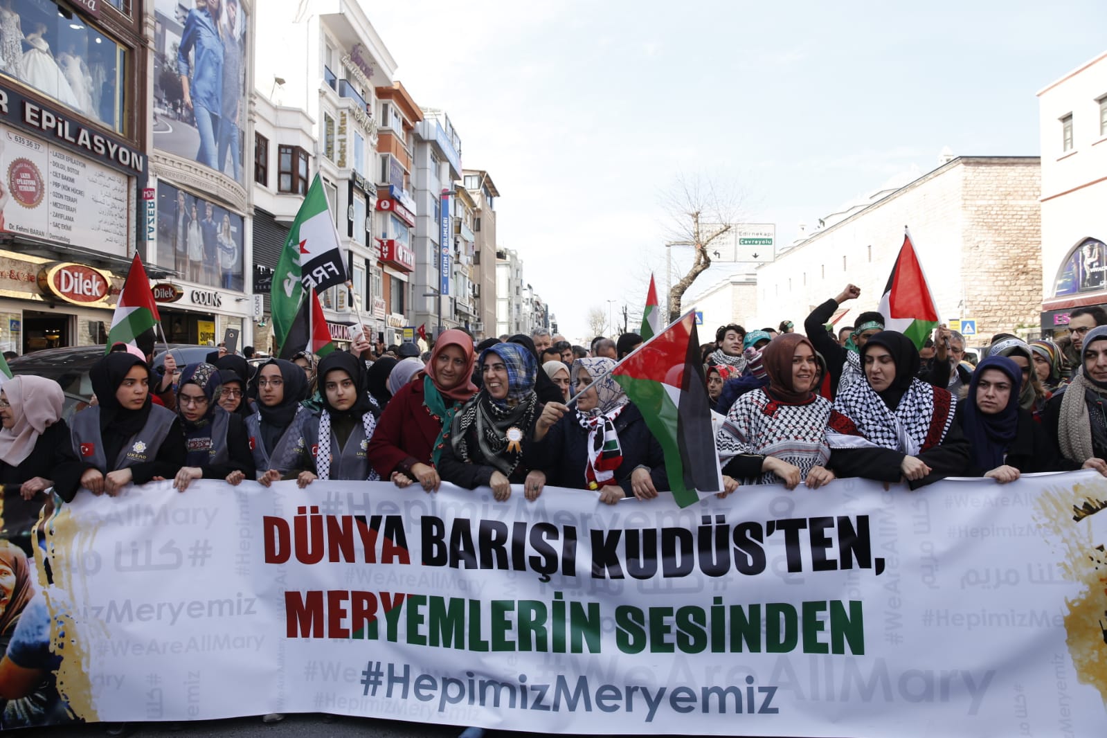 Filistinli kadınlar için 'Hepimiz Meryemiz' yürüşü - 426