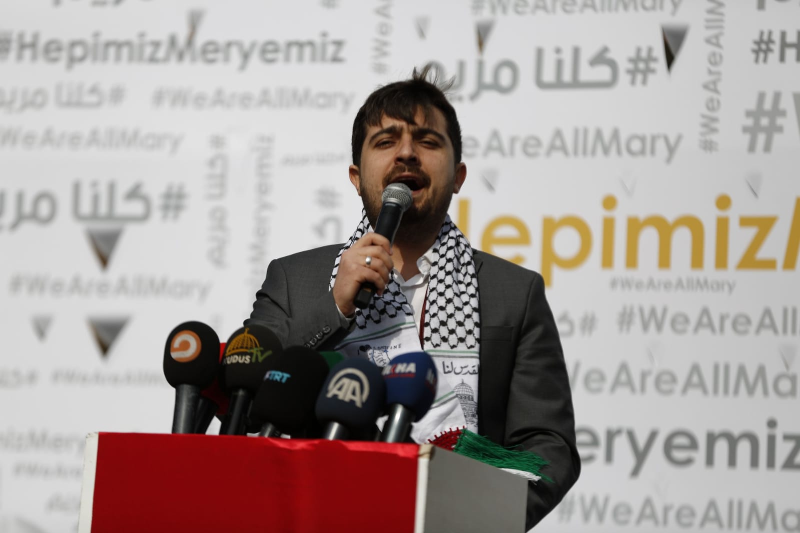 Filistinli kadınlar için 'Hepimiz Meryemiz' yürüşü - 4000