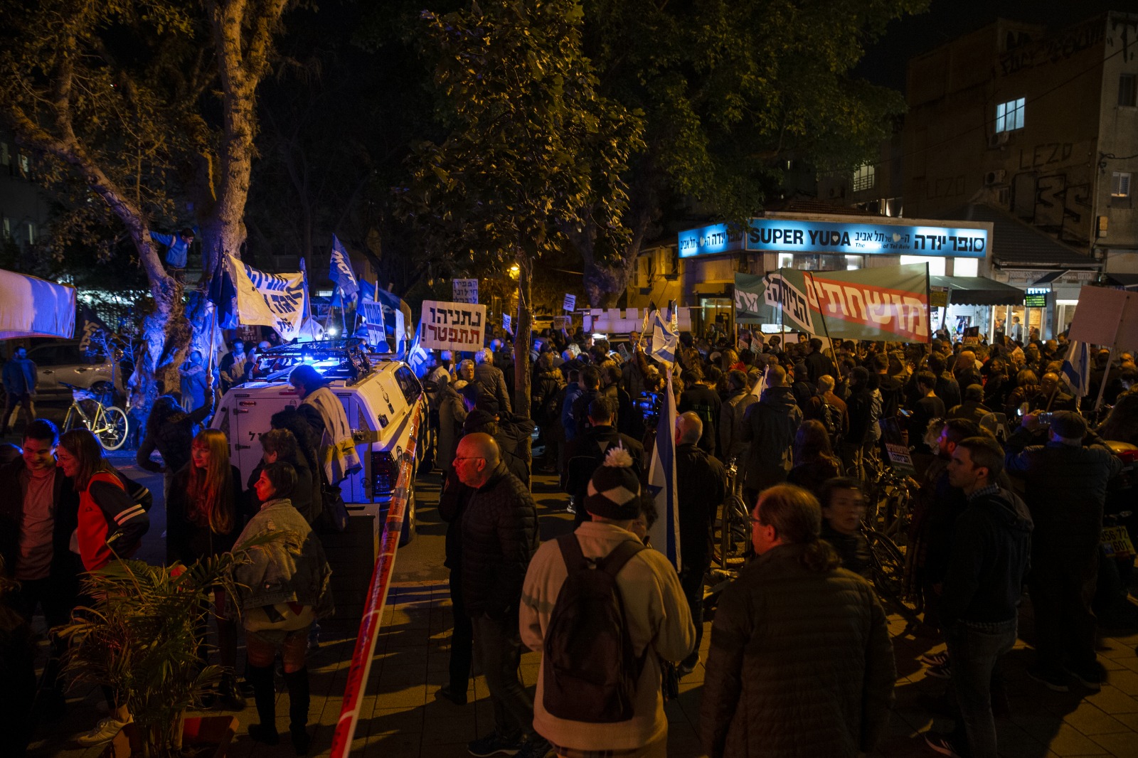 Tel Aviv'de Netanyahu karşıtı protesto - 13