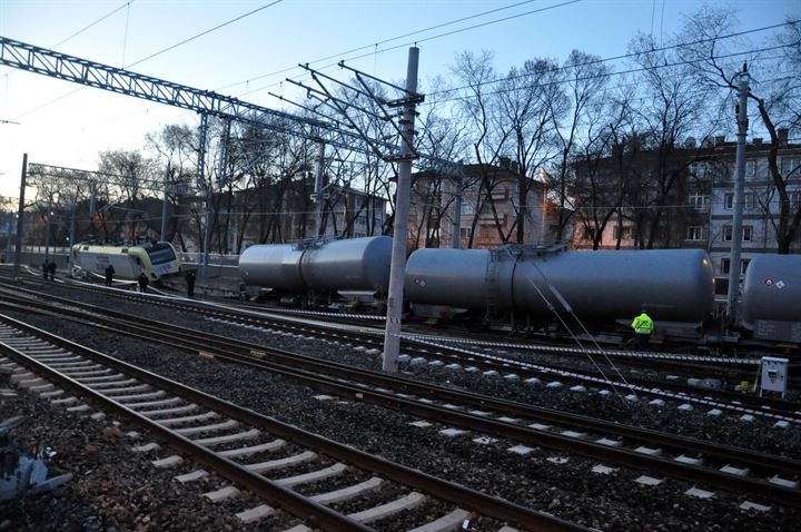 Ankara'da akaryakıt yüklü tren raydan çıktı - 9