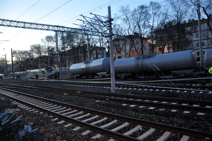 Ankara'da akaryakıt yüklü tren raydan çıktı - 11