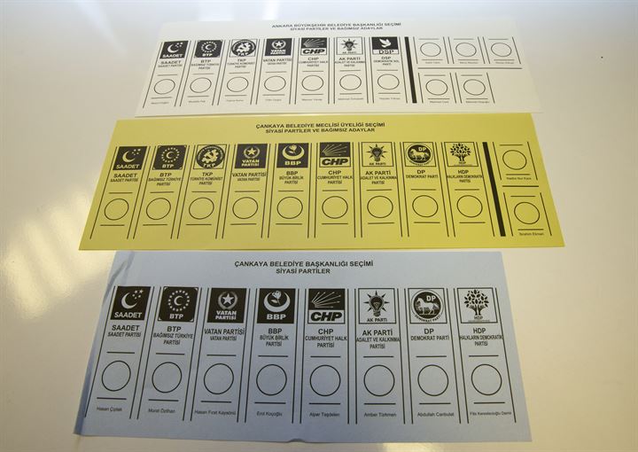 Seçimde kullanılacak oy pusulaları - 16
