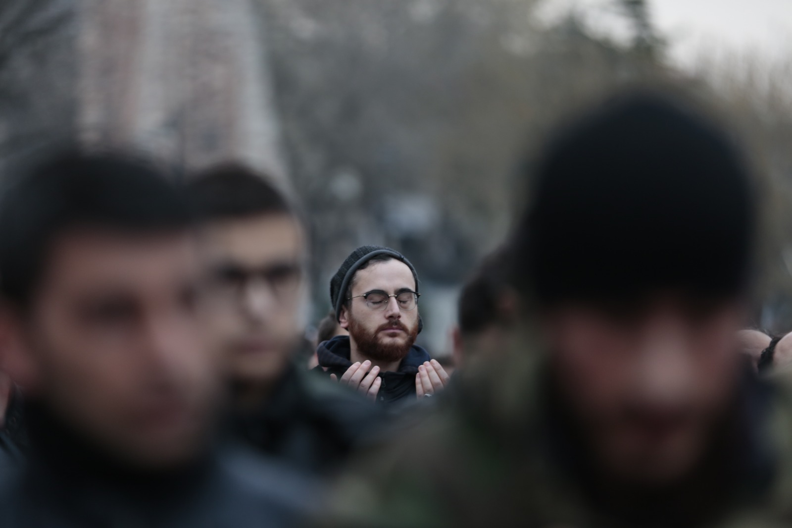 Ayasofya Cami önünde gıyabi cenaze namazı - 4