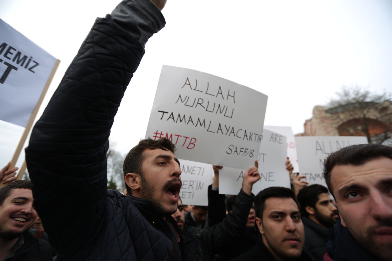 Ayasofya Cami önünde gıyabi cenaze namazı - 8