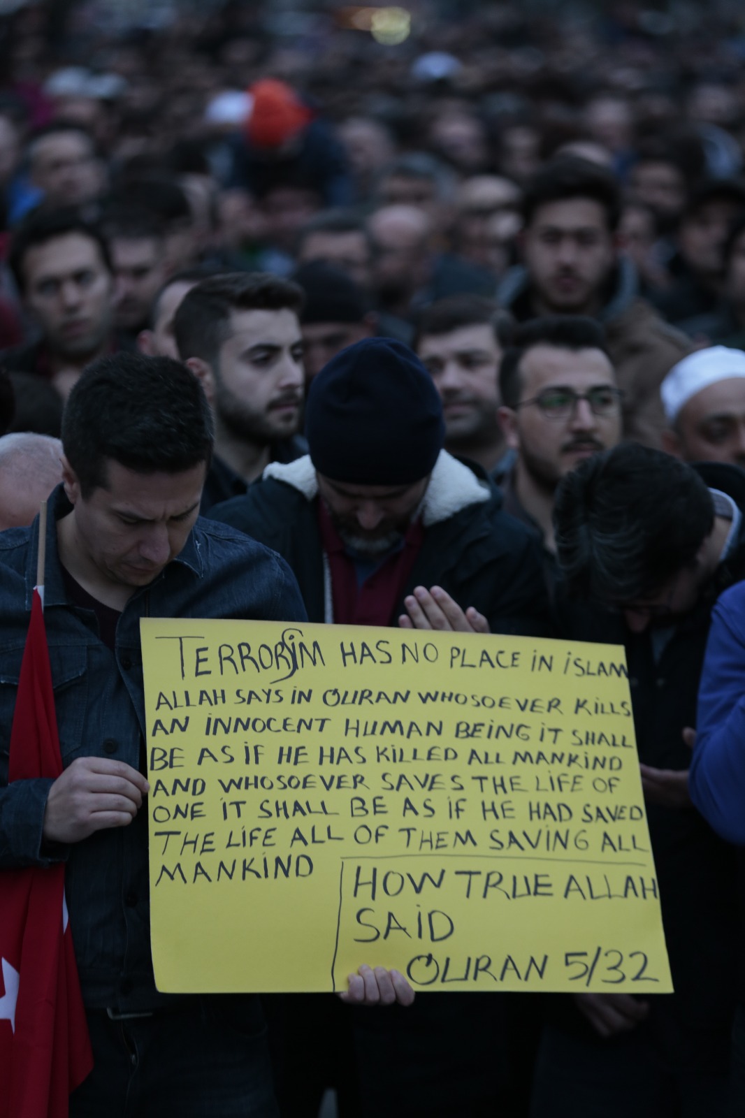 Ayasofya Cami önünde gıyabi cenaze namazı - 9