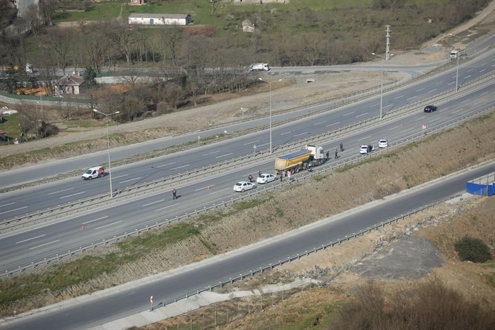 Jandarmadan helikopterle trafik denetimi - 5