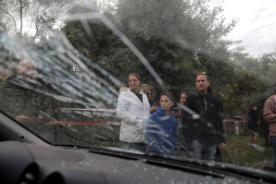 Gazze Şeridi'nde bir eve roket düştü - 13