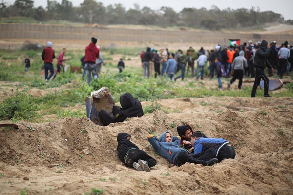 Gazze'de 'Büyük Dönüş Yürüyüşü' ve 'Toprak Günü' gösterileri - 224