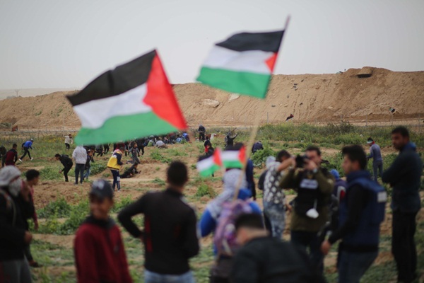 Gazze'de 'Büyük Dönüş Yürüyüşü' ve 'Toprak Günü' gösterileri - 229