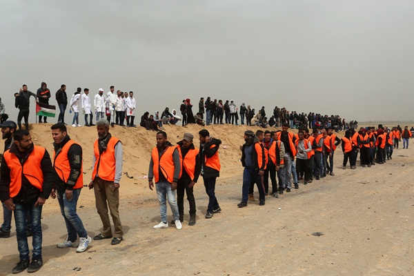 Gazze'de 'Milyonluk Toprak ve Dönüş Yürüyüşü' - 248