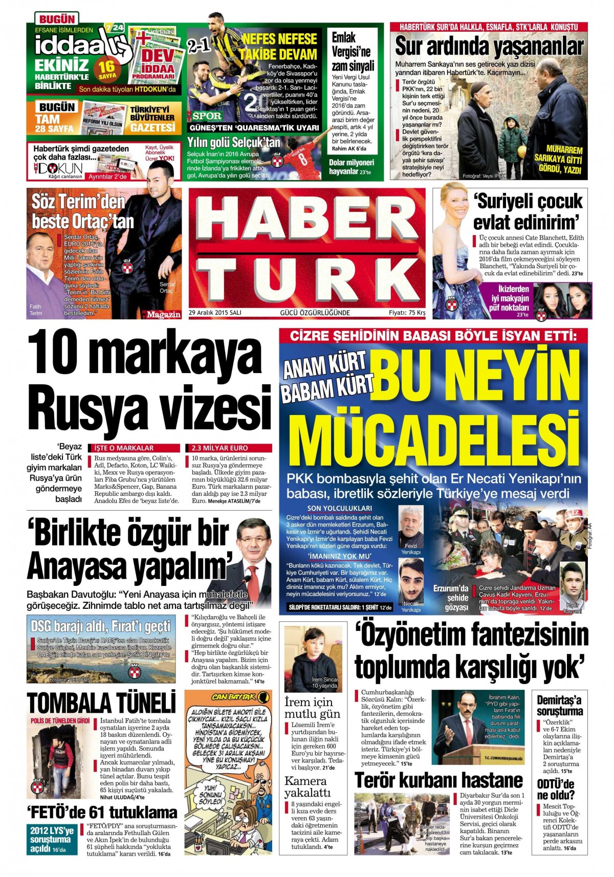 Gazeteler bugün ne yazdı? - 13