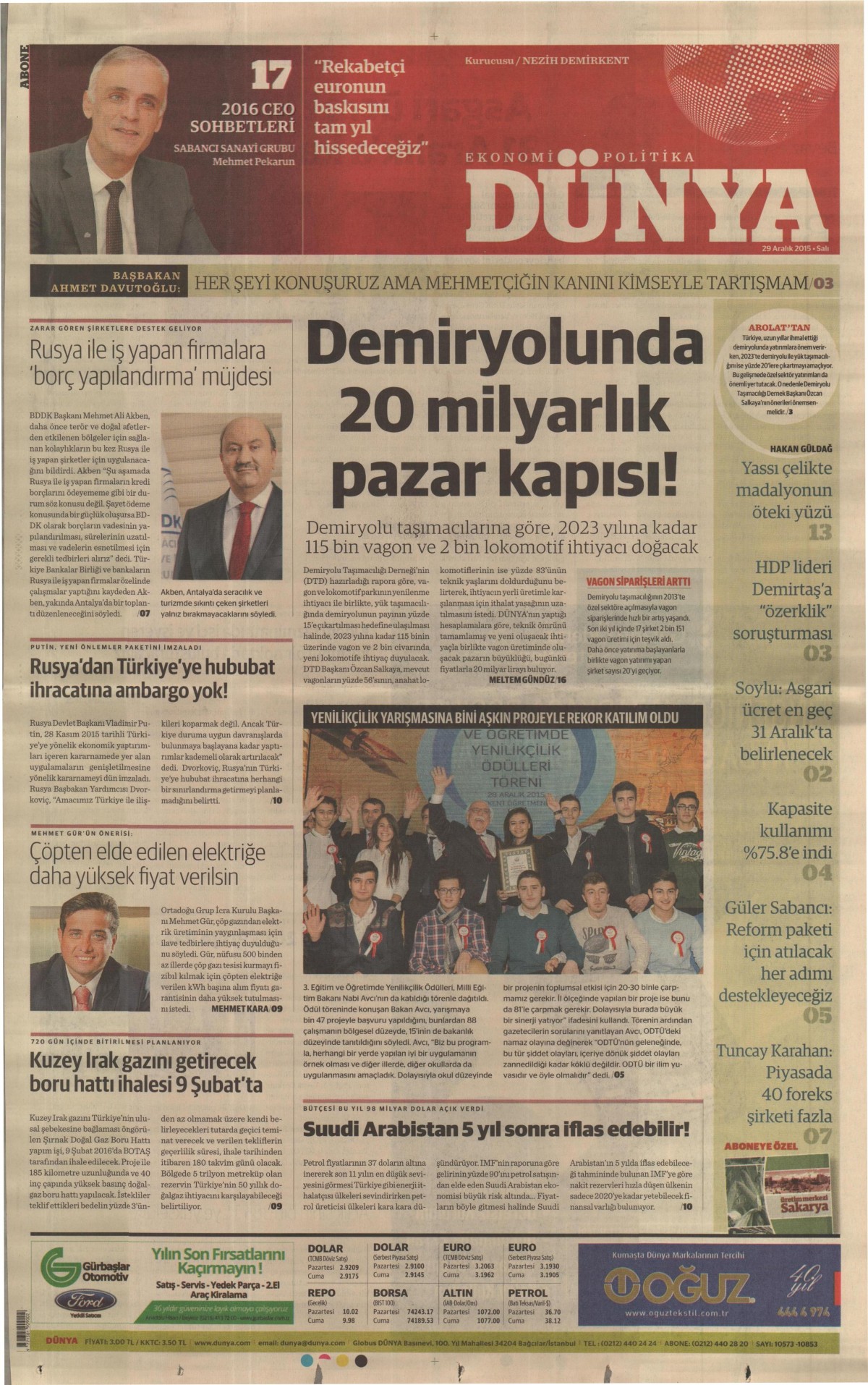 Gazeteler bugün ne yazdı? - 20