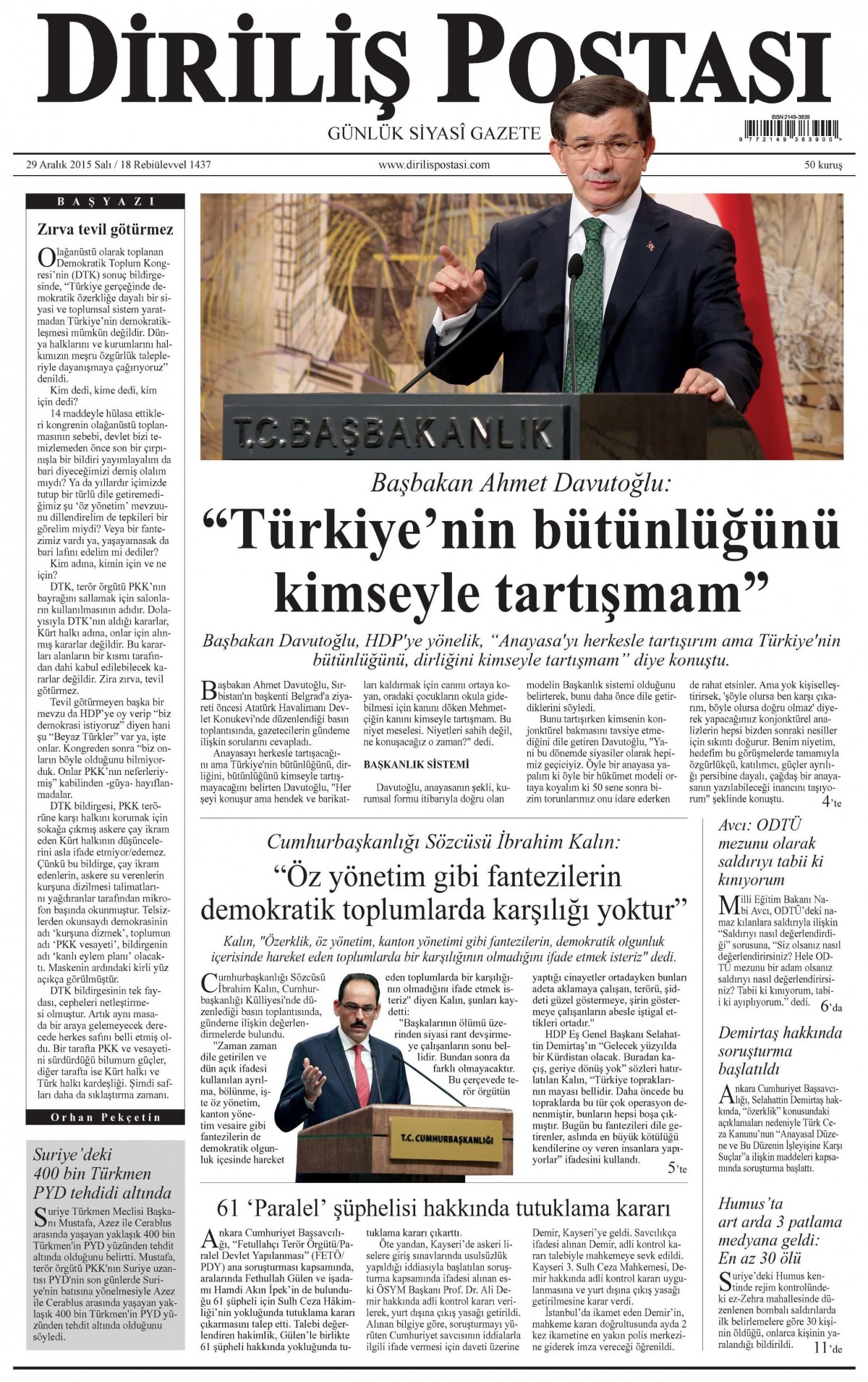 Gazeteler bugün ne yazdı? - 16