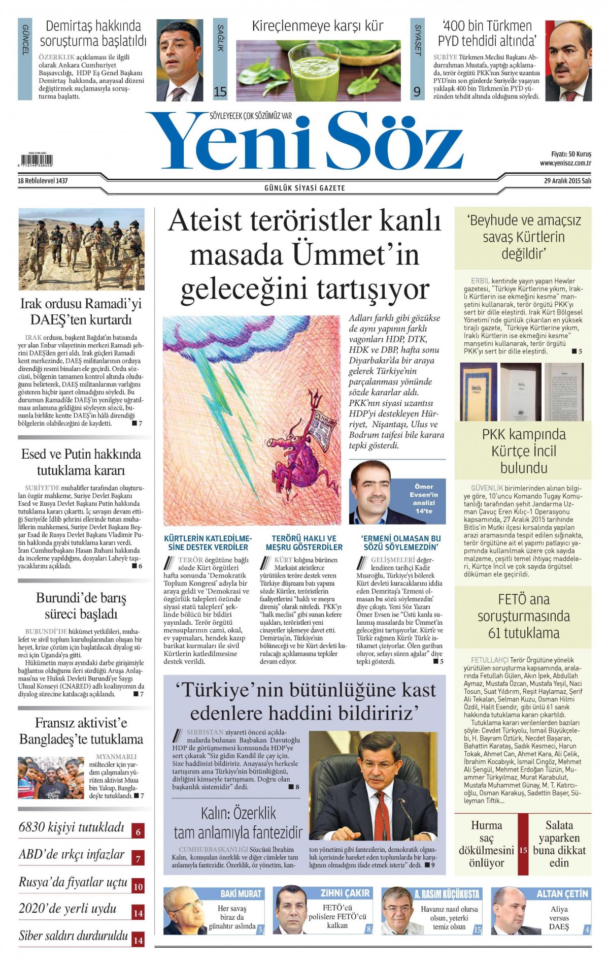 Gazeteler bugün ne yazdı? - 22