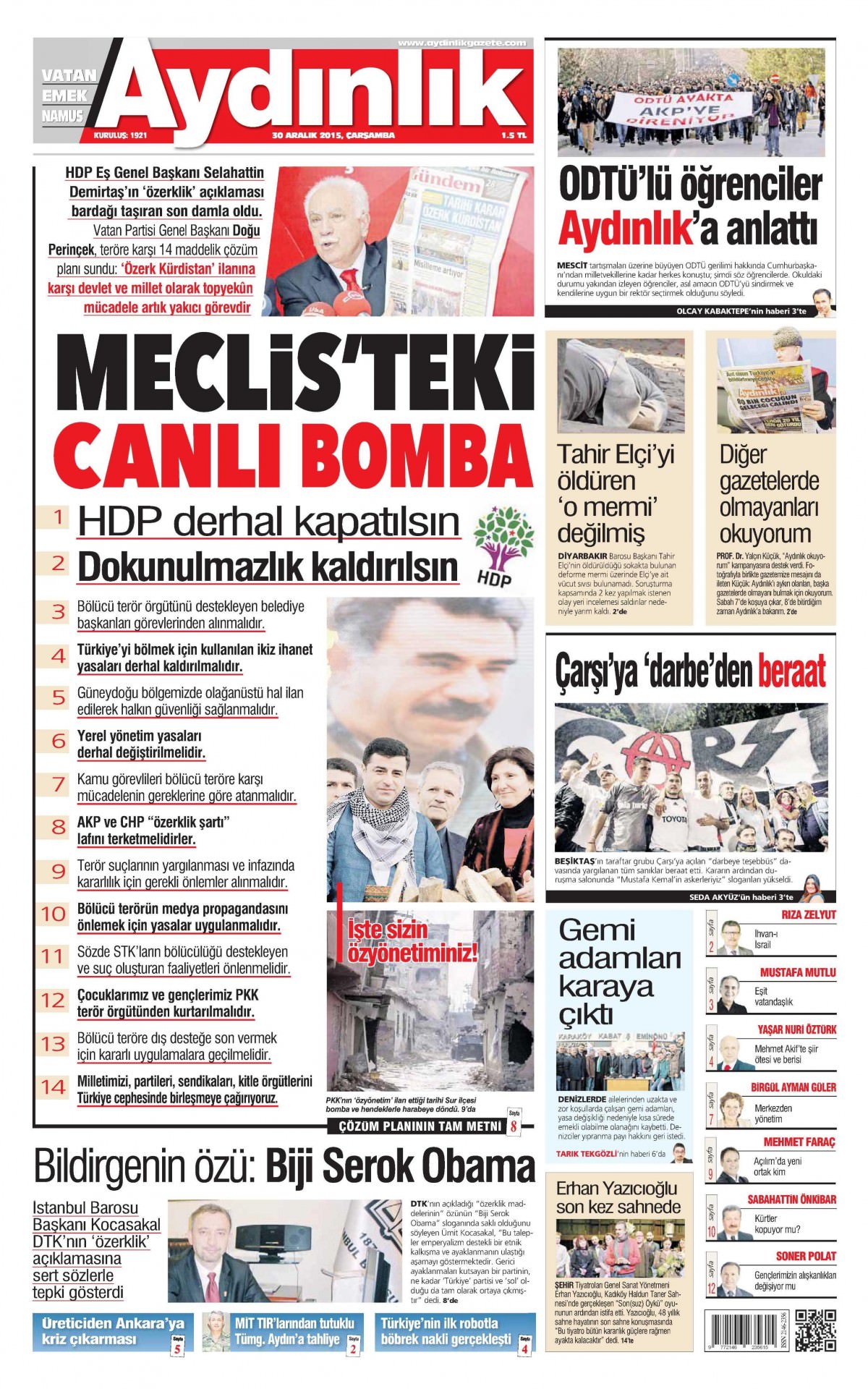 Gazeteler bugün ne yazdı? - 25